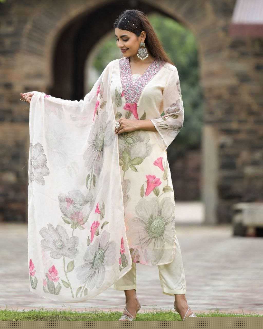 Georgette Printed Kurti - MYLUXURY LANE ENTERPRISE
